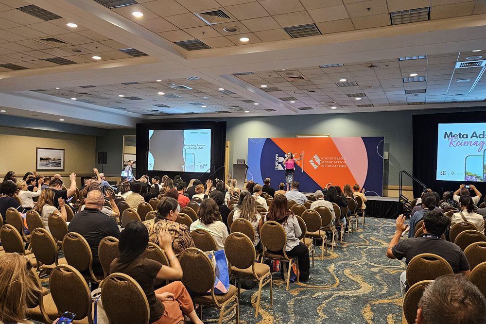 A full ballroom at REimagine! in Long Beach, California